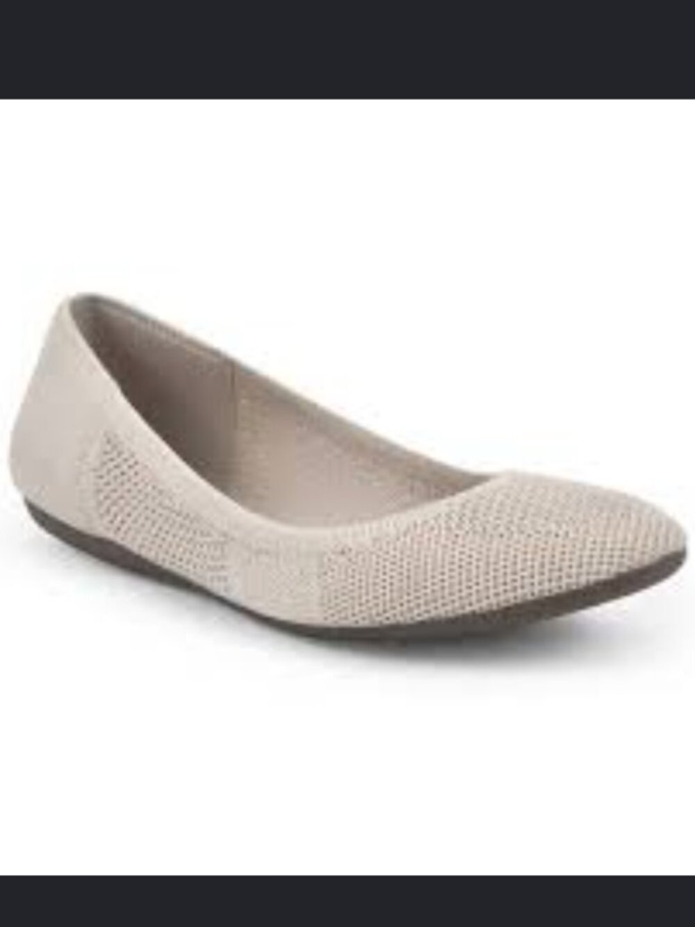 Sonoma Comfort Knit Flats – Sesame Taupe – Size 9